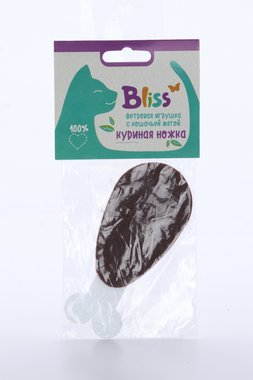 Игрушка Bliss с кошачьей мятой куриная ножка
