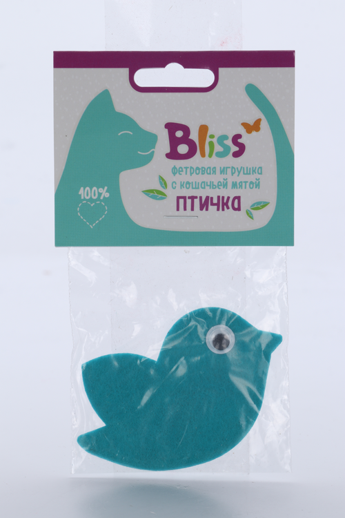 Игрушка Bliss с кошачьей мятой птичка