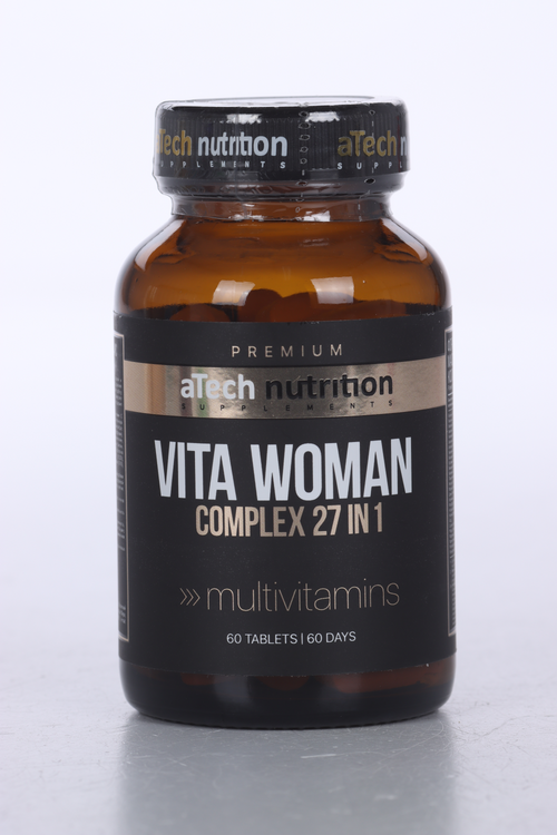 Комплекс aTECH PREMIUM VITA WOMAN 27 в1, 1 530 мг, 60 шт, таблетки