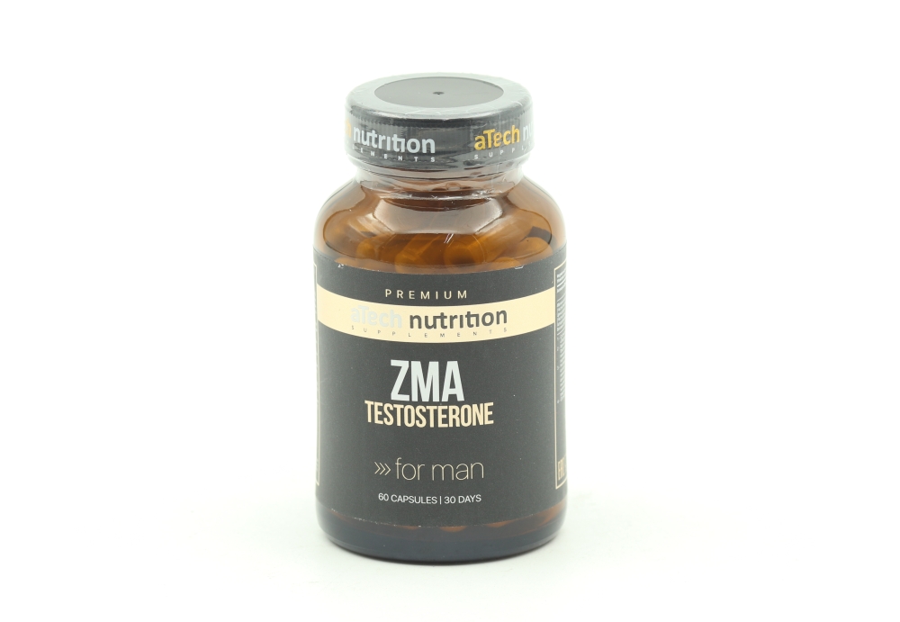 Комплексная добавка aTECH PREMIUM ZMA Testosterone for man, 60 шт, капсулы