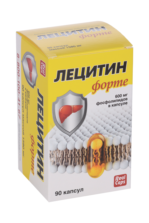 Лецитин Форте 1580 мг, 90 шт, капсулы