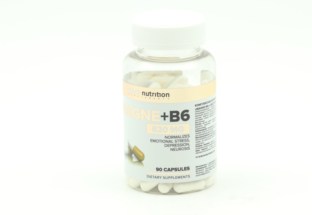 Комплекс aTech nutrition Magne+B6 д/нервной системы, 90 шт, капсулы