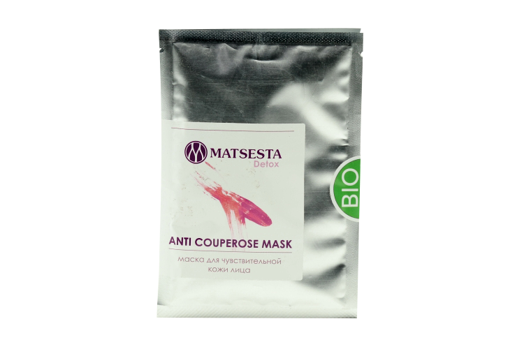 Маска MATSESTA ANTI COUPEROSE укрепляющая сосуды д/чувств кожи лица, 50 мл
