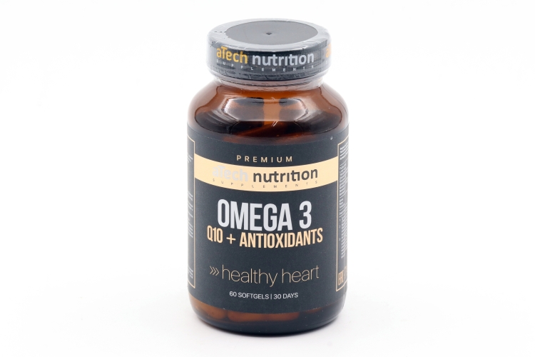 Комплекс aTECH PREMIUM OMEGA 3 + Q10+Antioxidants, 1 350 мг, 60 шт, капсулы
