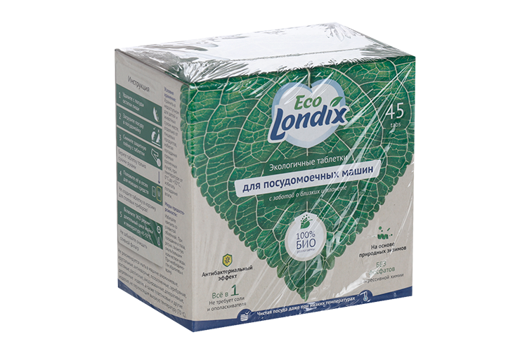 Таблетки Londix Eco д/посудомоечной машины 45 шт
