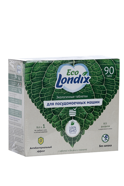 Таблетки Londix Eco д/посудомоечной машины 90 шт