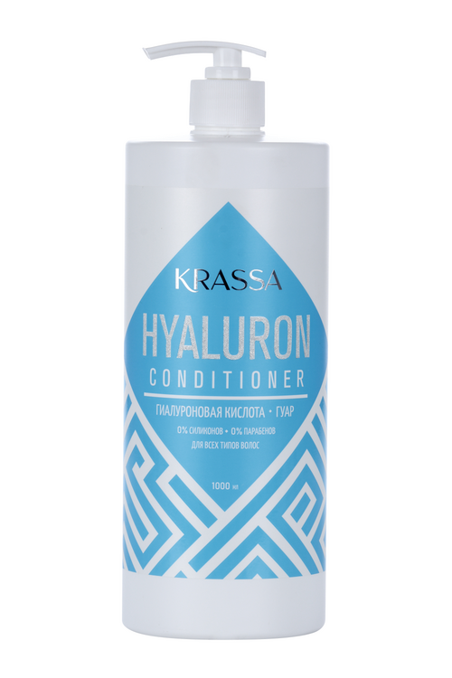 Кондиционер Krassa Hyaluron д/волос, 1 000 мл
