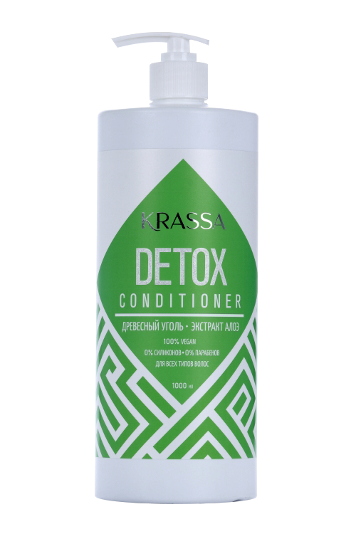 Кондиционер Krassa Detox д/волос, 1 000 мл