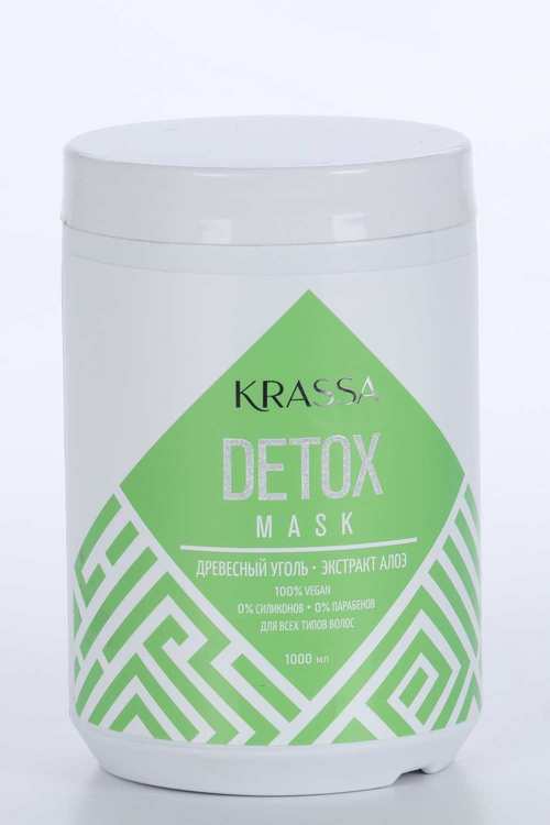 Маска Krassa Detox д/волос, 1 000 мл