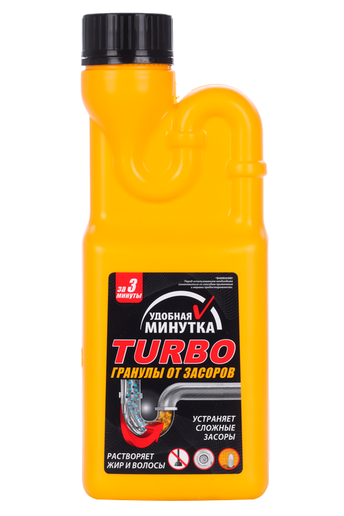 Гранулы turbo UNICUM Tornado д/самых сложных засоров 600 г