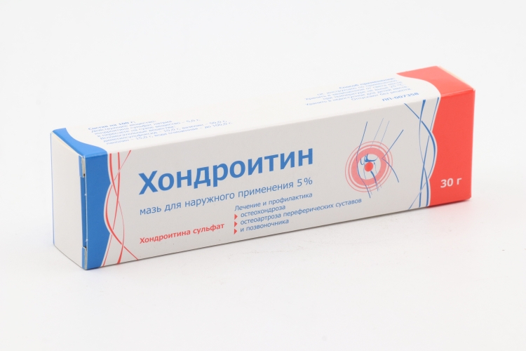Хондроитин 5%, 30 г, мазь для наружного применения