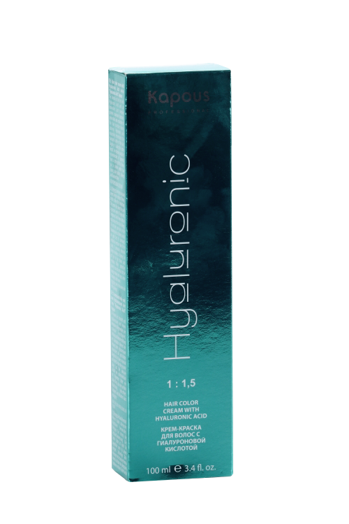Крем-краска Kapous Professional Hyaluronic Acid с гиалурон кисл 9.1 оч светл блонд пепел 100 мл