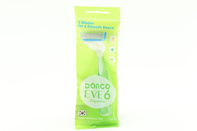 Бритва DORCO Eva-6 Disposible женская 6-лезвийная