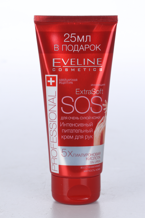 Крем EVELINE Extra Soft SOS интенсивный питательный д/рук, 100 мл