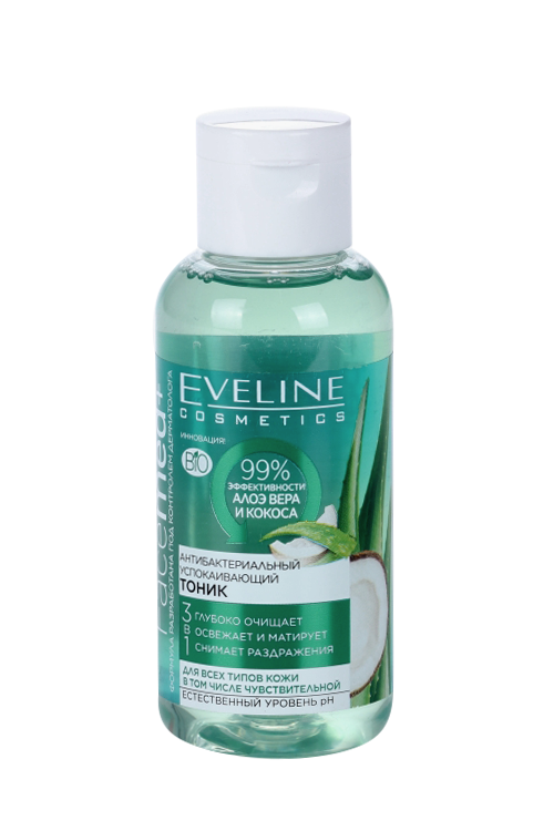 Тоник EVELINE Cosmetics  Facemed+ 3в1 успокаивающий/антибактериальный д/лица, 100 мл