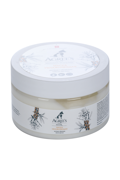 Маска д/шерсти Agrees for pets MOISTURIZING с экстрактом облепихи 250 мл
