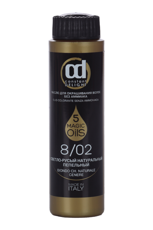 Масло Constant Delight Magic Oils д/окрашивания волос 8/02 натуральный пепельный, 50 мл