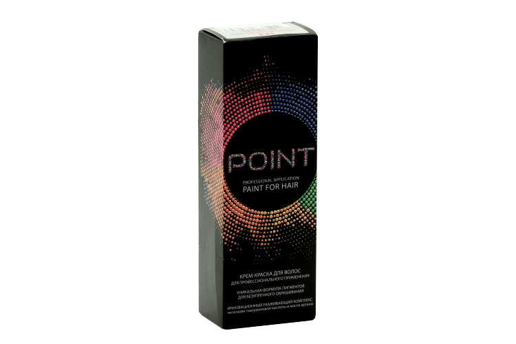 Крем-краска POINT. д/волос д/проф прим 12.1 ультра светлый блондин пепельный 100 мл