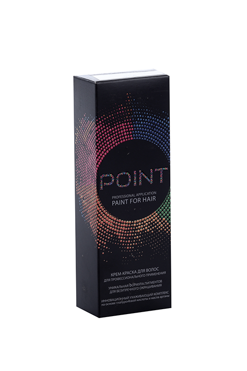 Крем-краска POINT. д/волос д/проф прим 7.1 средне-русый пепельный 100 мл