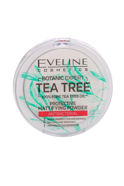 Пудра EVELINE Botanic Expert 3в1 д/лица матирующая тон 001-Transparent 9 г