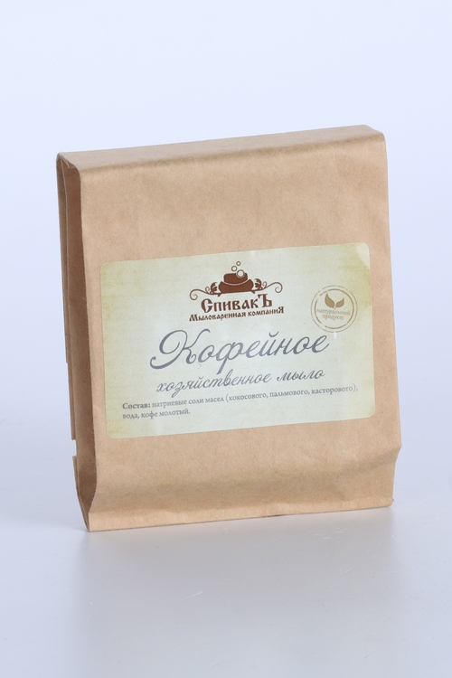 Мыло СпивакЪ хозяйственное кофейное, 100 г