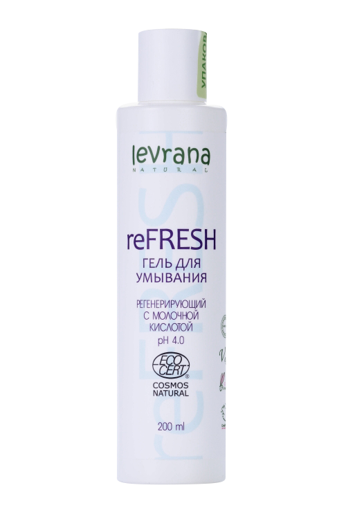 Гель Леврана ReFresh д/умывания регенерирующий, 200 мл