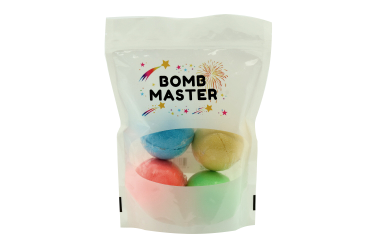 Набор бомбочек Bomb Master д/ванн Взрывное ассорти бурлящий шар/гейзер, 4 шт