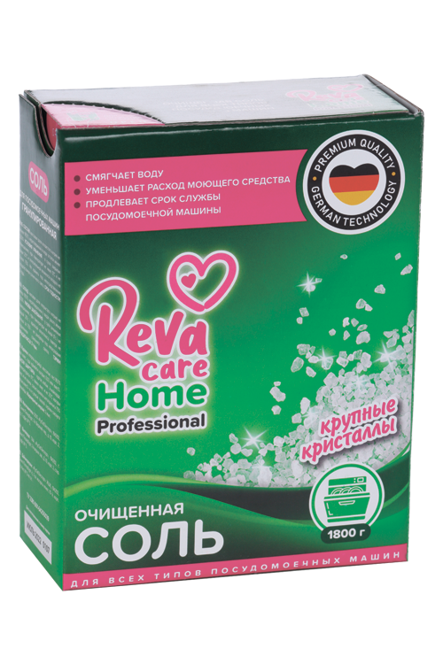 Соль Reva Care д/всех типов посудомоечных машин Home Professional 1,8 кг