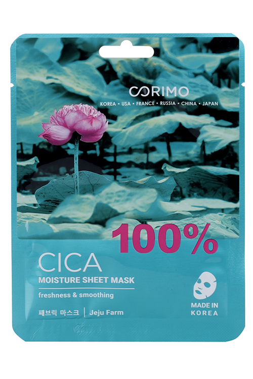 Маска Коримо Увлажнение 100% CICA тканев д/лица, 22 г