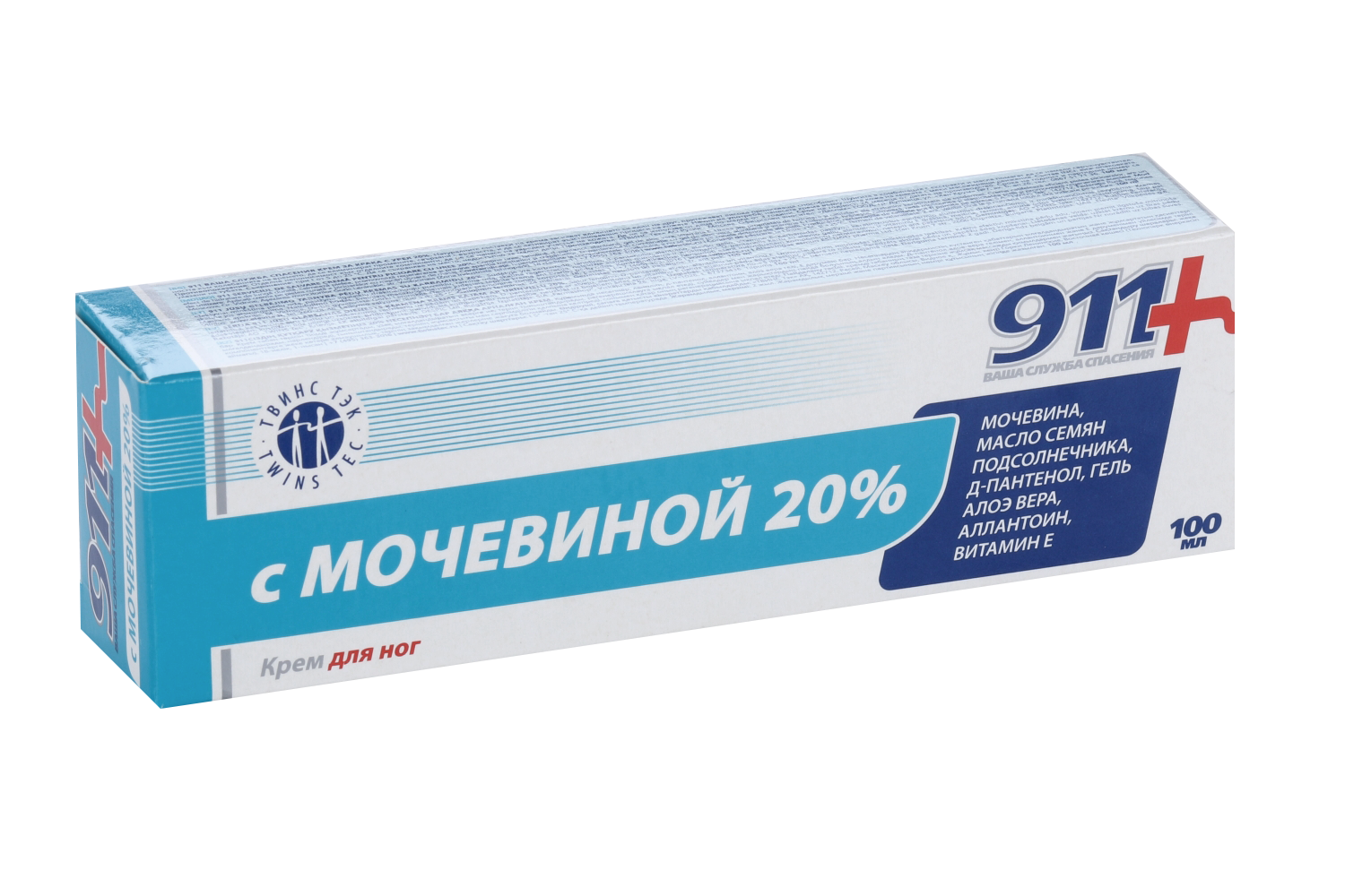 Крем 911 с мочевиной 20% д/ног, 100 мл