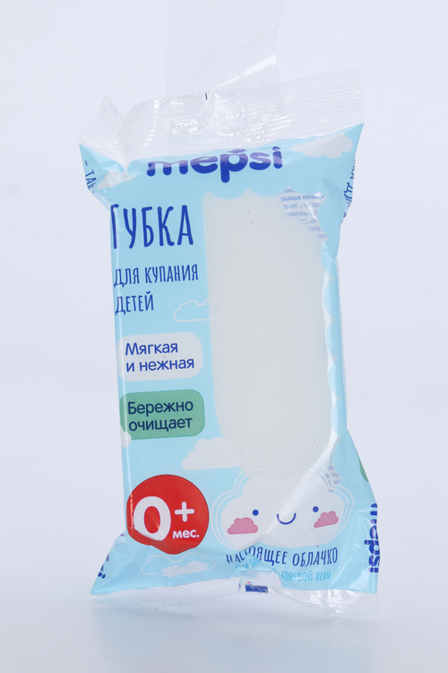 Губка MEPSI д/купания новорожденных 0+ поролоновая