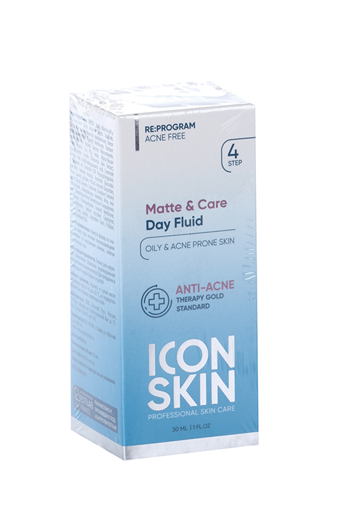 Крем-флюид ICON SKIN д/лица дневной MATTE CARE д/проблем и жирной кожи, 30 мл
