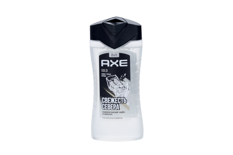 Гель AXE 2в1 gold аромат горных вершин мужской д/душа, 250 мл