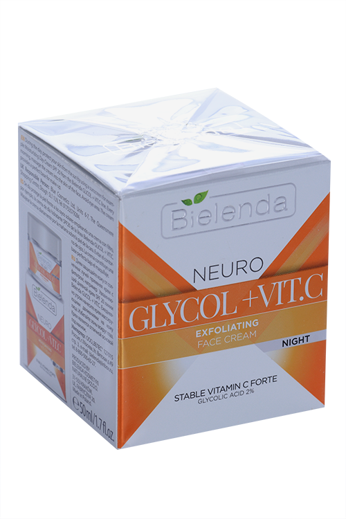 Крем BIELENDA NEURO GLICOL+VIT C отшелуш корректор морщин и пигмент пятен ноч, 50 мл