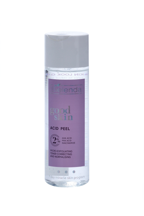 Тоник BIELENDA GOOD SKIN ACID PEEL микро отшелушивающий/нормализующий, 200 мл