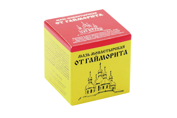 Мазь Бизорюк Монастырская от гайморита Архыз, 28 мл
