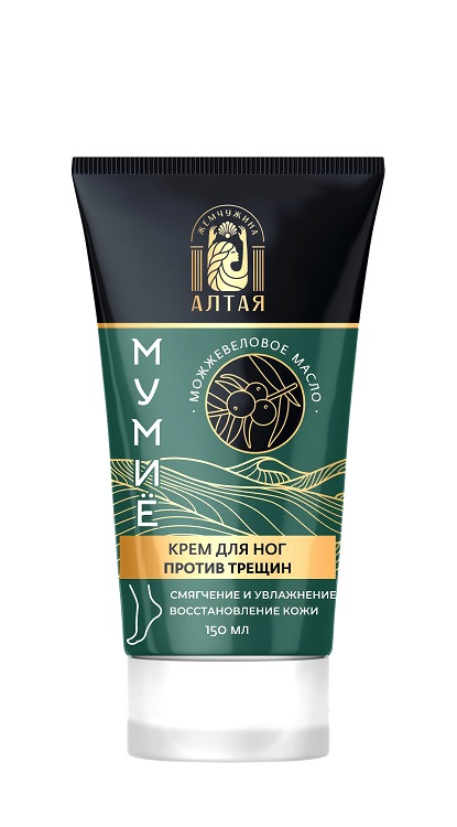 Крем Жемчужина Алтая д/ног против трещин с мумие, 150 мл