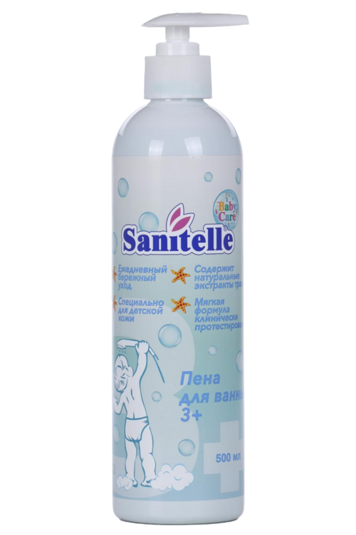 Пена д/ванн Sanitelle бабл гам (3+), 500 мл