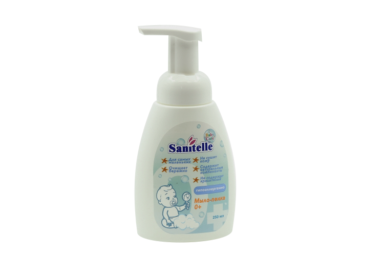 Мыло-пенка Sanitelle (0+), 250 мл