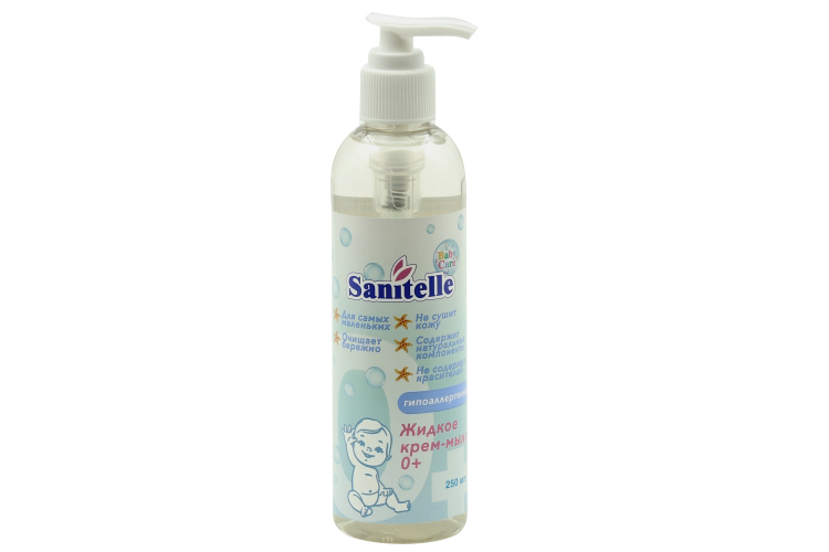 Крем-мыло Sanitelle (0+), 250 мл