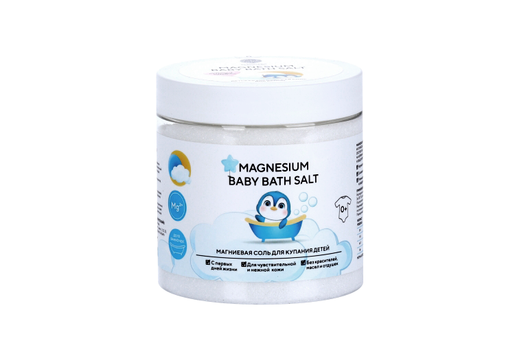 Соль Salt of the Earth Magnesium Baby Bath Salt д/купания детей магниевая, 500 г