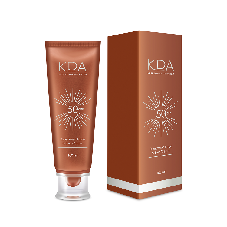 Крем КДА солнцезащитный д/лица и кожи вокруг глаз SPF 50+, 100 мл