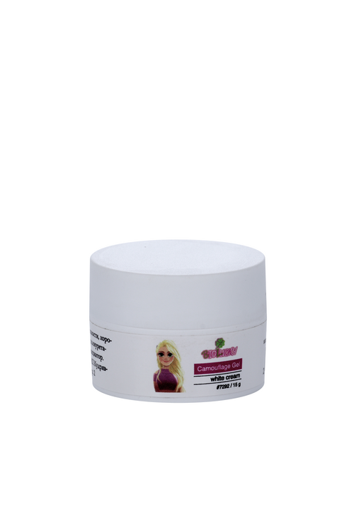 Гель BioLucky White cream молочный камуфлирующий 15 мл