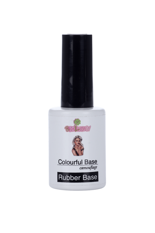 База BioLucky Colourful Rubber Base камуфлирующая каучуковая 10 мл, (764)