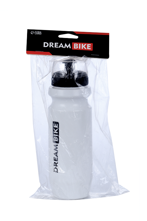 Велофляга Dream Bike 7х7х22 см 750 мл цвет белый