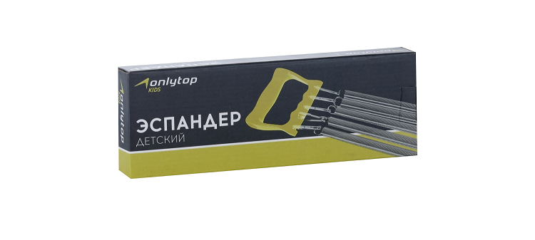 Эспандер ONLITOP детский пластиковые ручки металлические пружины цвет МИКС 10 кг