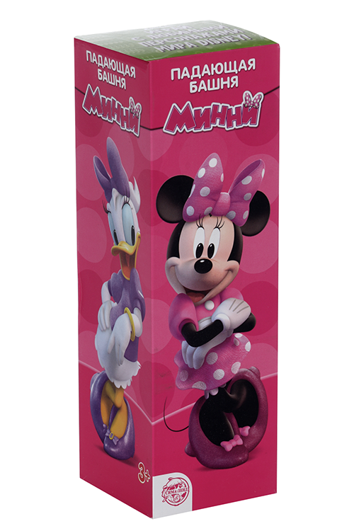 Игра Disney падающая башня д/лучших подруг минни маус 54 бруска