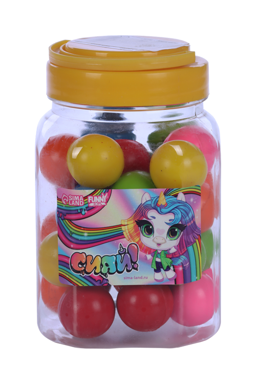 Мяч Funny toys Сияй, 3 см, 30 шт