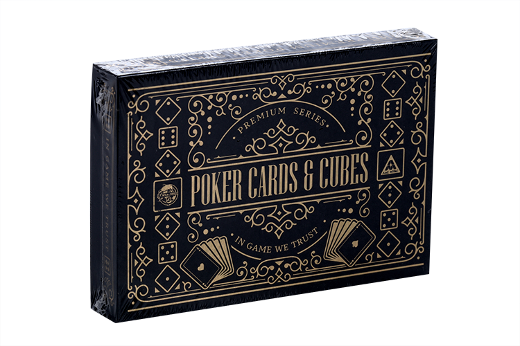 Подарочный набор ЛАС ИГРАС 2в1 Poker cards and cubes, 54 карты, кубики упаковка №2