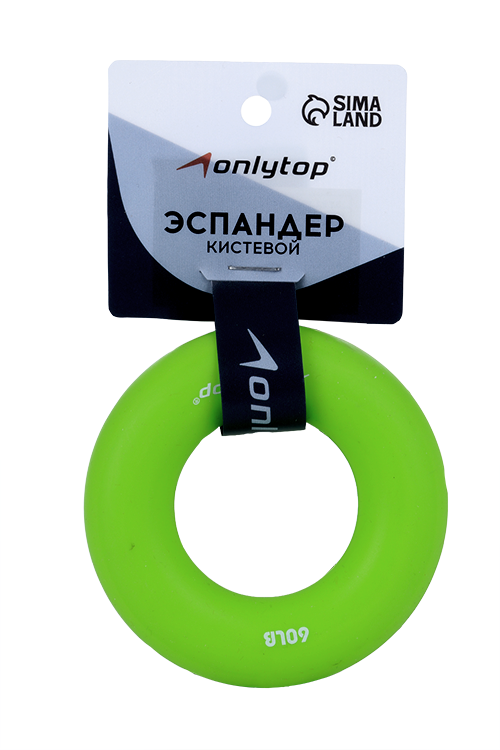Эспандер ONLITOP кистевой 8,5 см нагрузка 30 кг цвет зеленый
